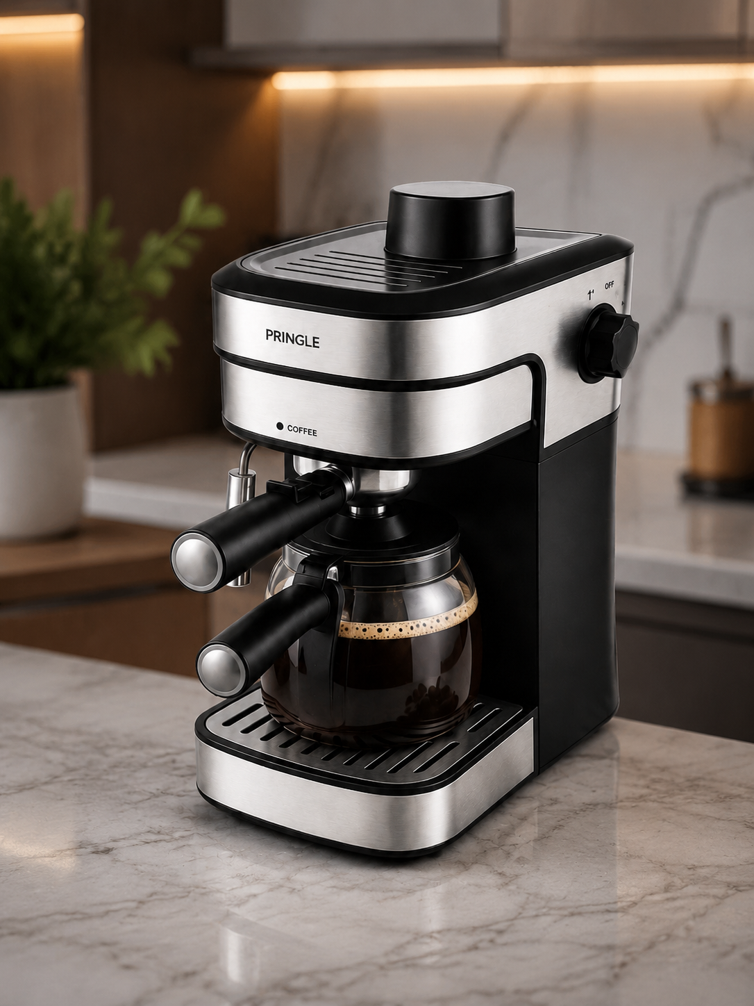 Coffee Maker with Glass Carafe