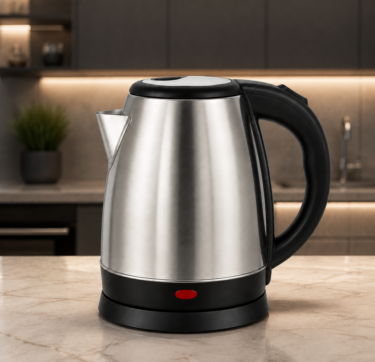 Steel Electric Kettle 1.5 Litre