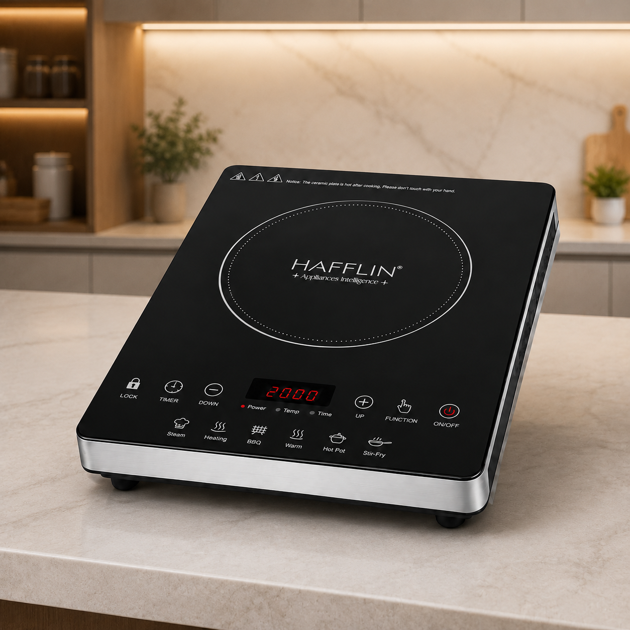 Sensor Touch Induction Cooktop 2000W